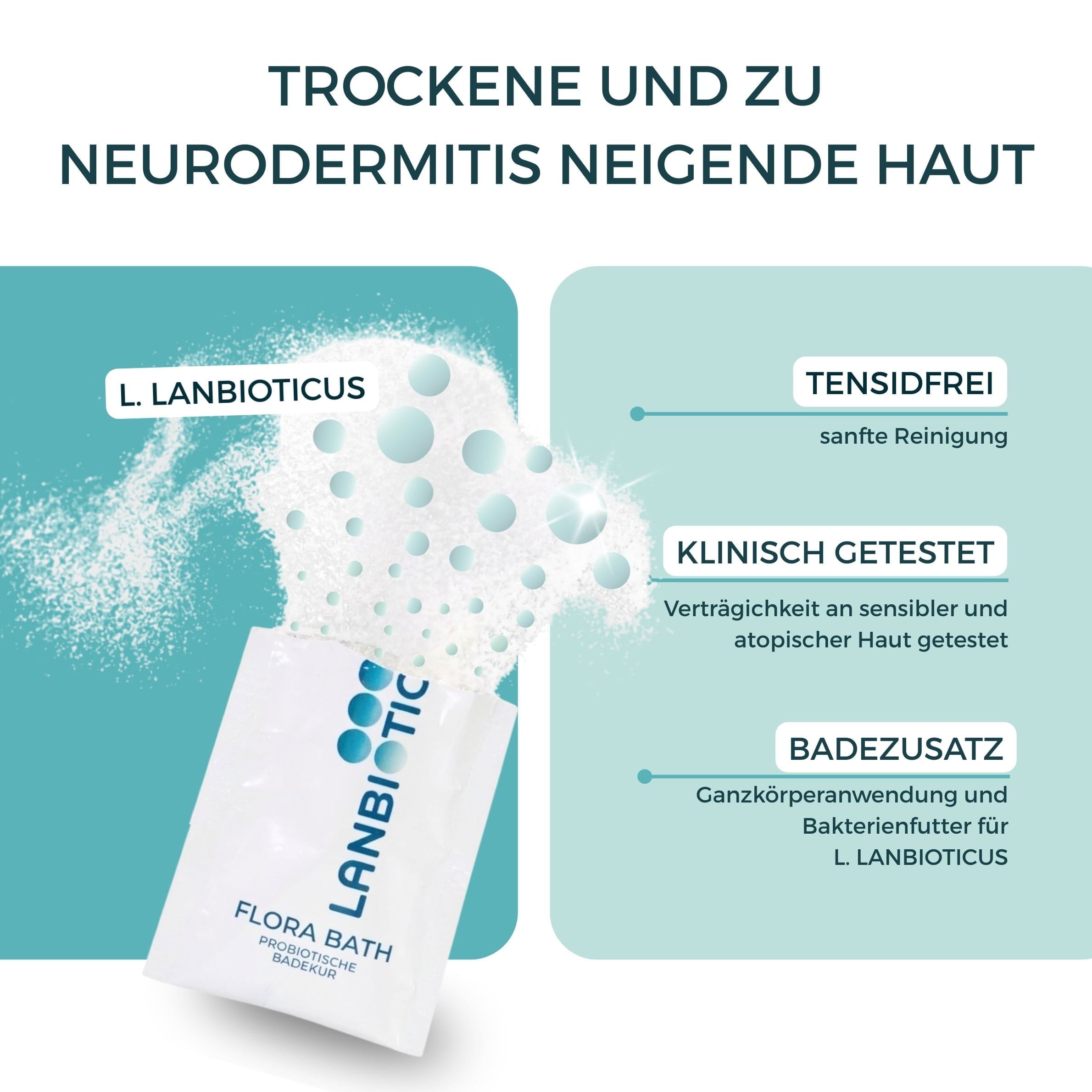 Flora Bath - Probiotischer Badezusatz bei Neurodermitis