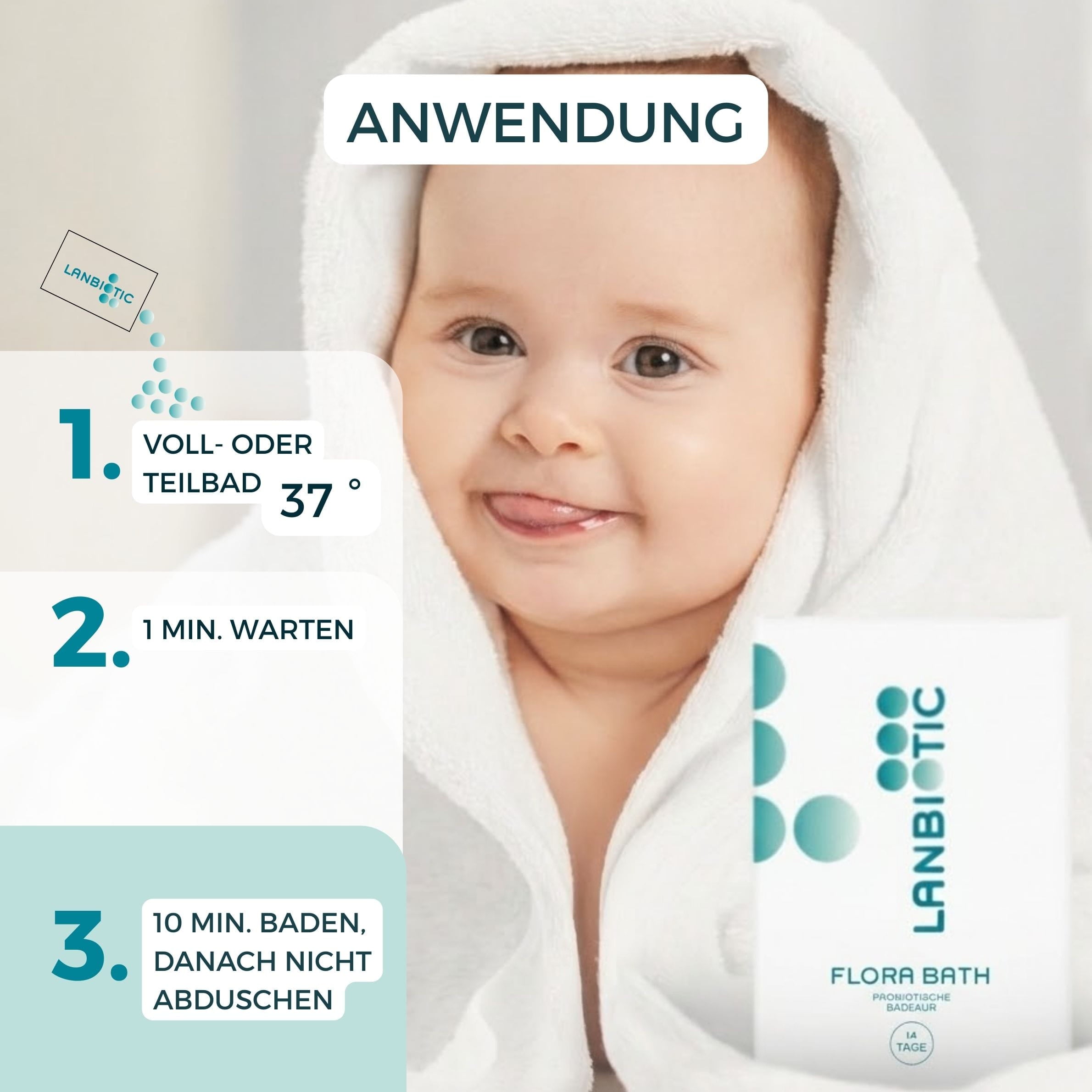 Flora Bath - Probiotischer Badezusatz bei Neurodermitis