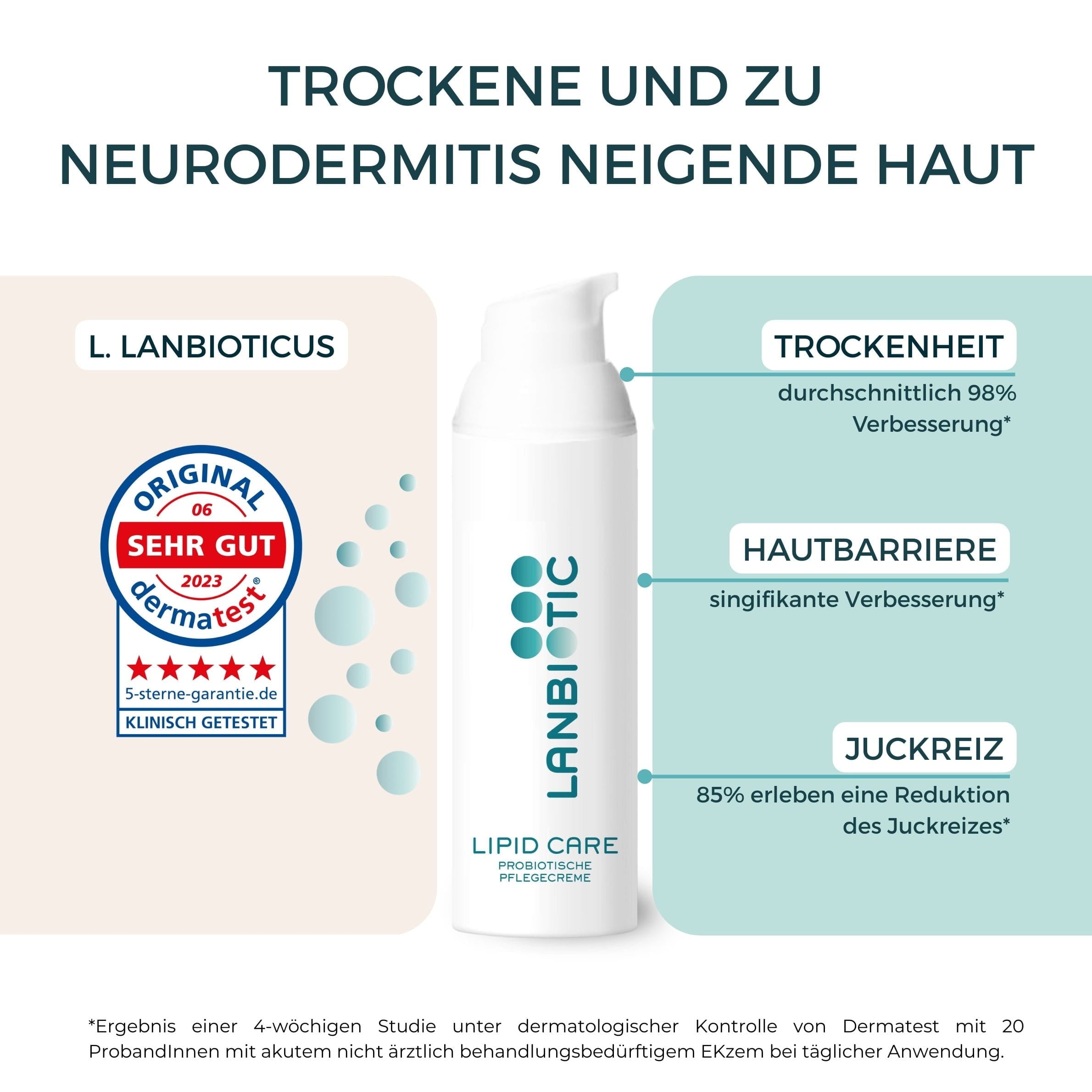 Lipid Care - probiotische Pflegecreme bei Neurodermitis