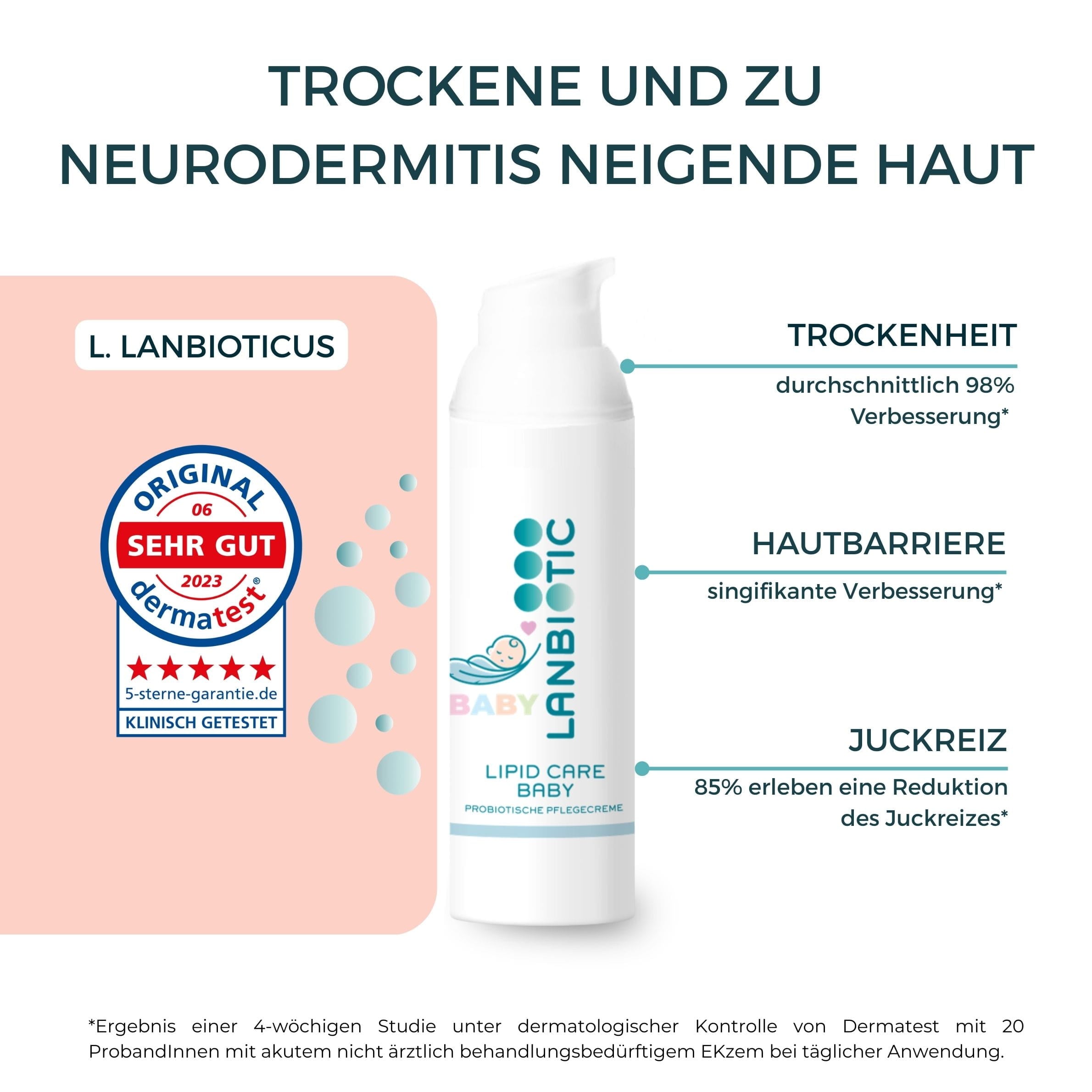 Lipid Care Baby - Pflegecreme für Babys mit Neurodermitis