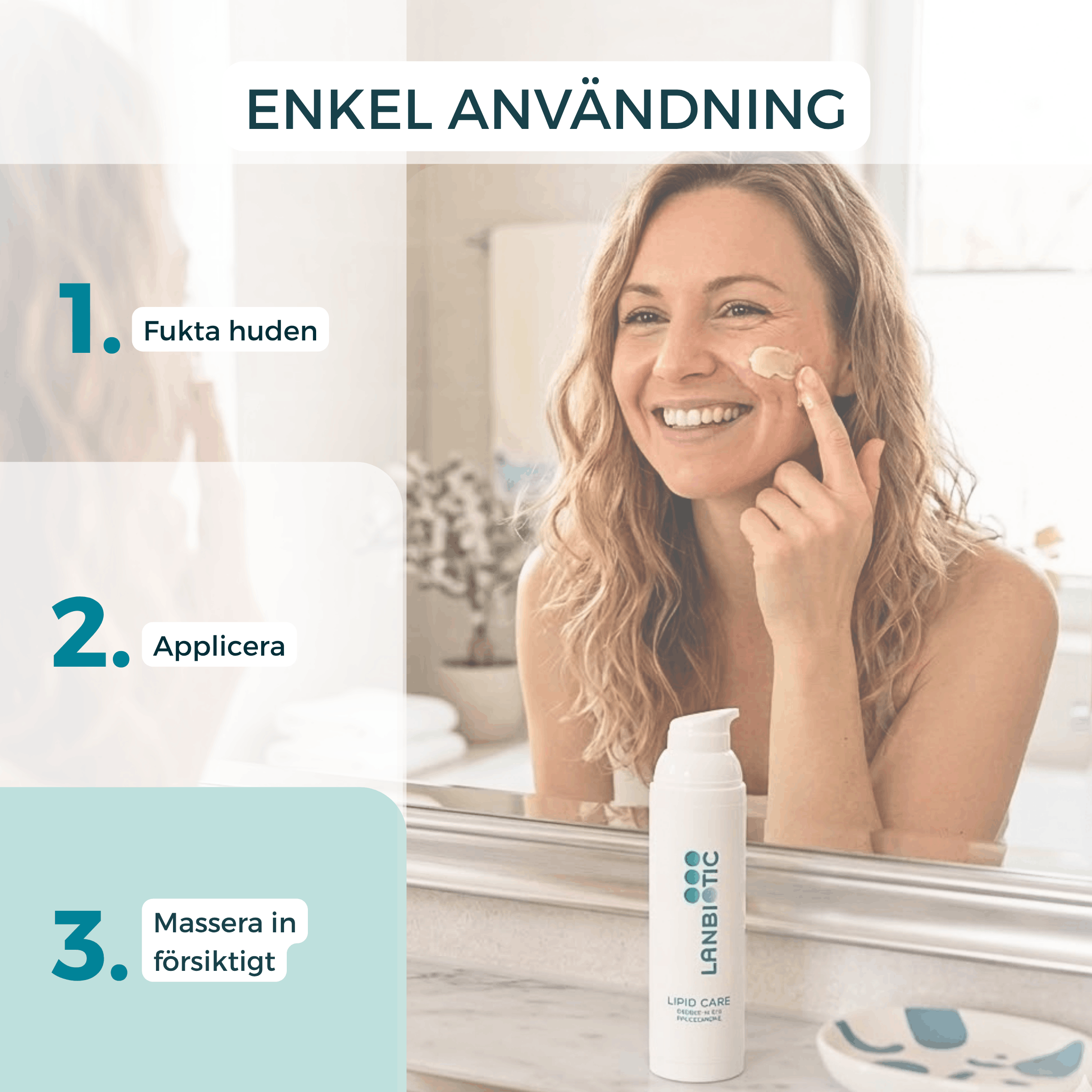 Lipid Care - probiotisk vårdande kräm för atopisk dermatit